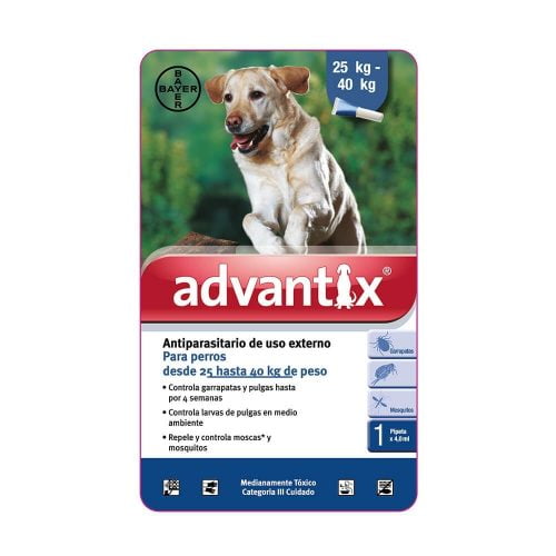 ADVANTIX PERROS DE 25 KG A 40KG 1 PIPETA