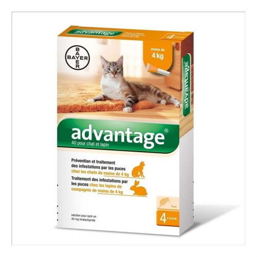 ADVANTAGE GATOS HASTA 4KG 1 PIPETA