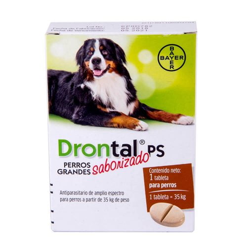 DRONTAL PS CAJA PERROS GRANDES CAJA X 1 TABLETA