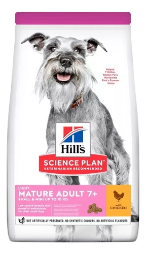 HILLS SP 7+ RAZA MINI POLLO 4,5LB