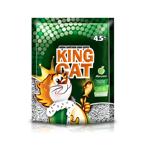 ARENA KING CAT MANZANA 4,5KG