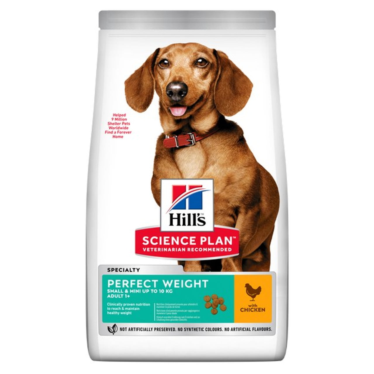 HILLS C ADULT PERFECT WEIGHT SMALL & MINI 4LB (1,8KG)