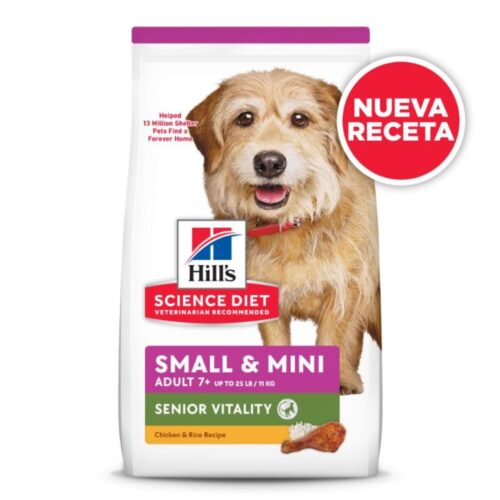 HILLS SENIOR VITALITY RAZAS PEQUEÑAS Y MINI POLLO 3,5LB