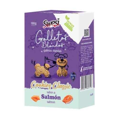 SWESI GALLETAS CLASSIC PERROS SALMON X 180GR