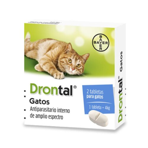 DRONTAL GATOS CAJA X 2 TABLETAS