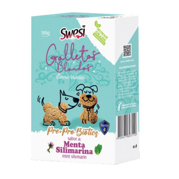 SWESI GALLETAS PRE +PRO PERROS MENTA SILIMARINA X 180GR