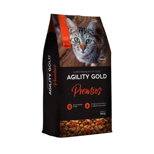 AGILITY GOLD PREMIOS GATOS X100GR