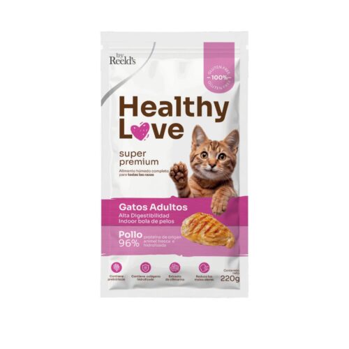 HEALTHY LOVE GATOS ADULTOS POLLO