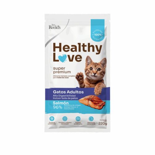 HEALTHY LOVE GATOS ADULTOS SALMON