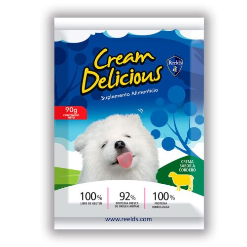 CREAM DELICIOUS CORDERO PARA PERRO 90GR