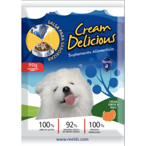 CREAM DELICIOUS PAVO PARA PERROS 90GR