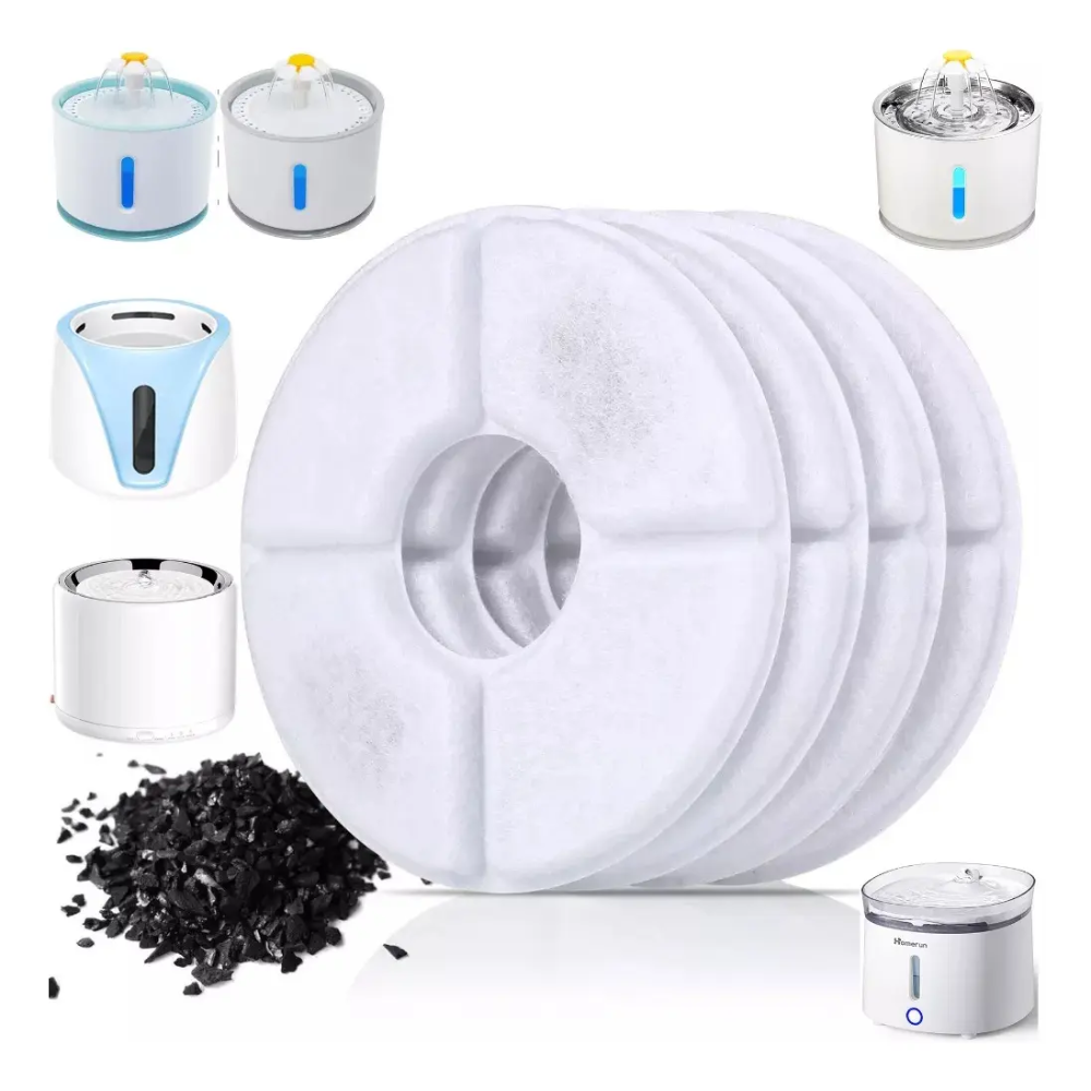 CAJA DE FILTROS PARA FUENTE DE AGUA X 4 UN.