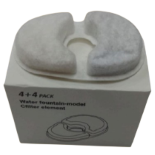CAJA DE FILTROS LUNA PARA FUENTE DE AGUA X 4 UN